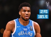 字母哥惊艳全场，状态爆棚助攻爆棚，76人逆转取胜！